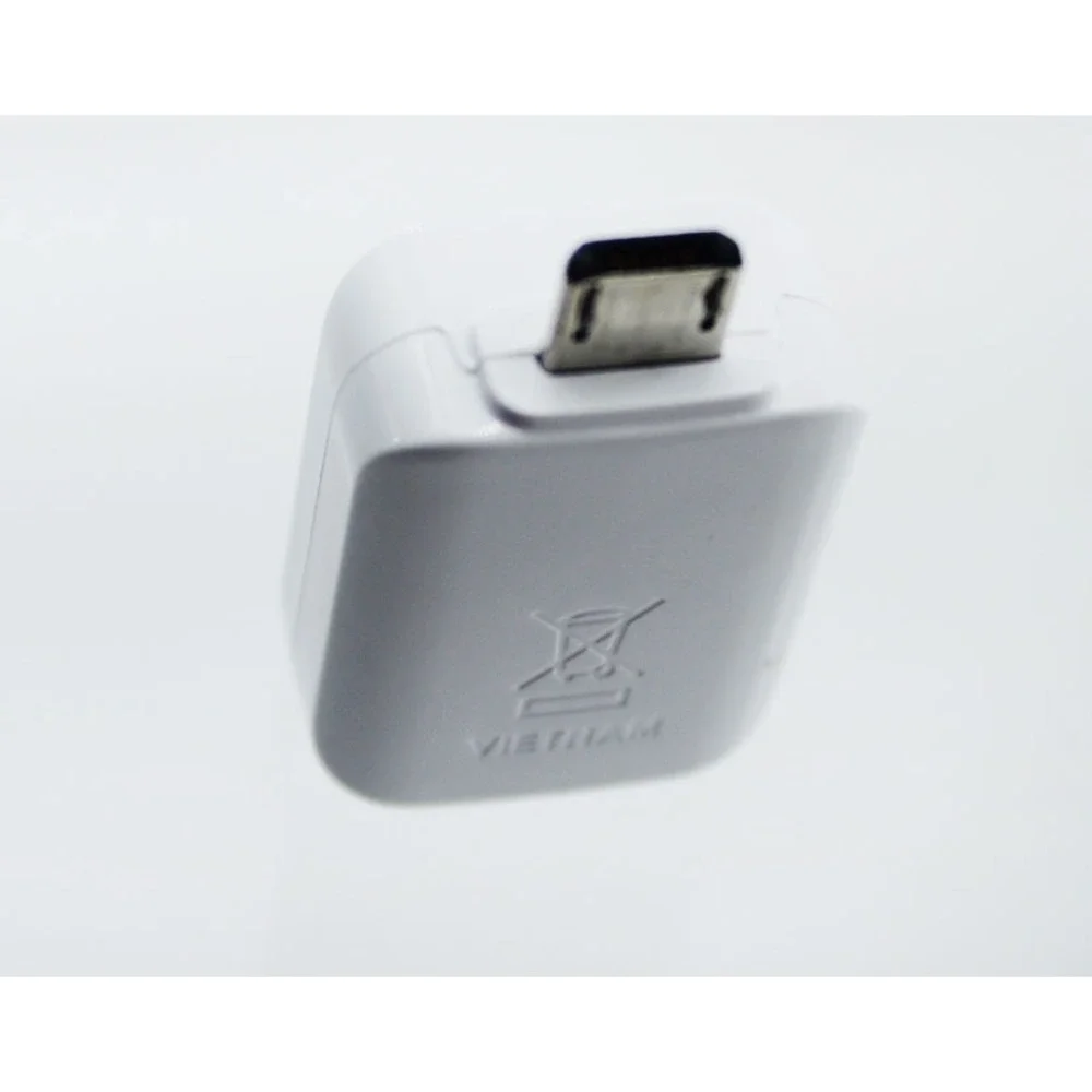 4 Pcs Samsung USB to Micro USB OTG Adapter Connector GH96-09728A White